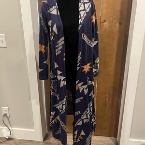 LuLaRoe Navy Textured Cardigan